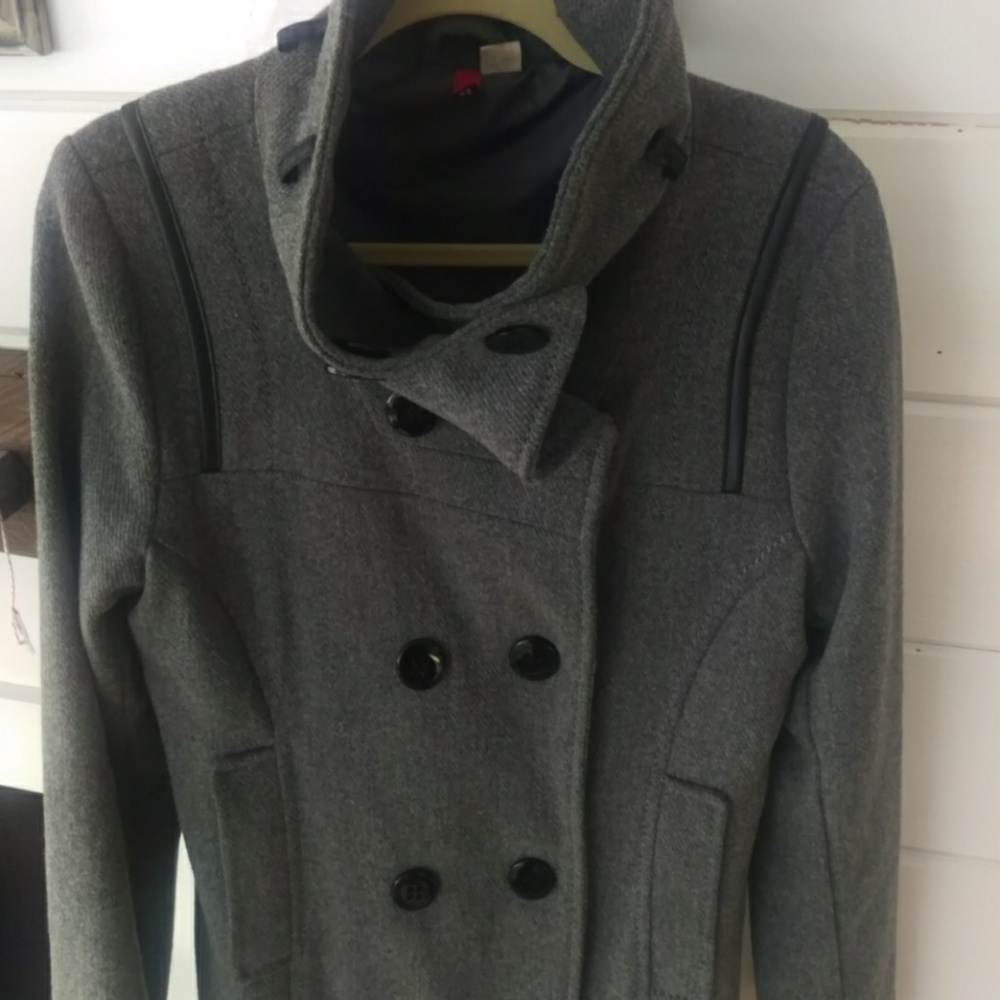 H&M Gray Trench Coat